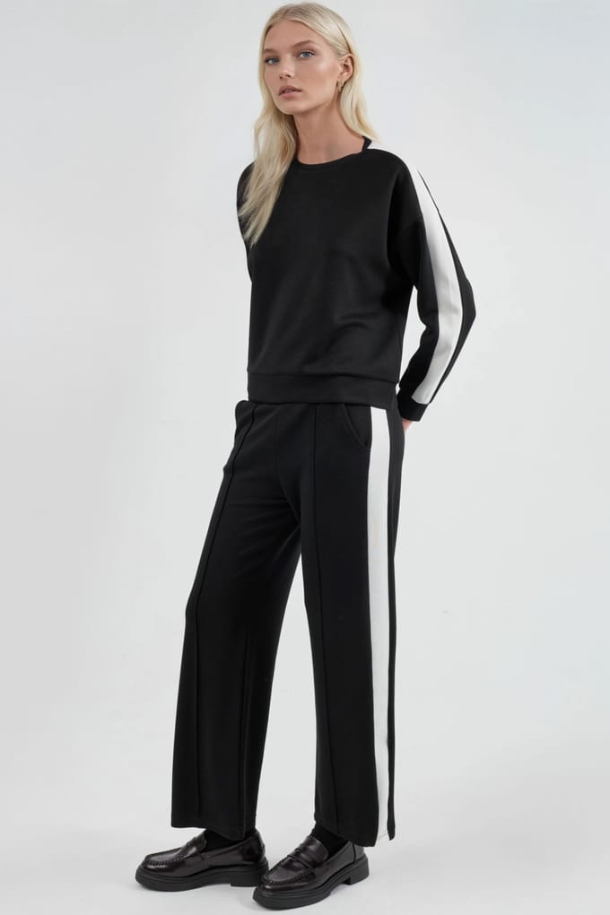 Modal Touch Regular Fit Sweatshirt en Broek Set
