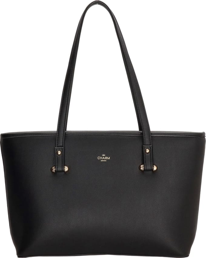Charm London Oxford Shopper - Zwart