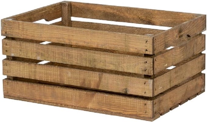 Houten Kist - Groot, Bruin / Opbergkist / Geschenkverpakking / Gift / Kado