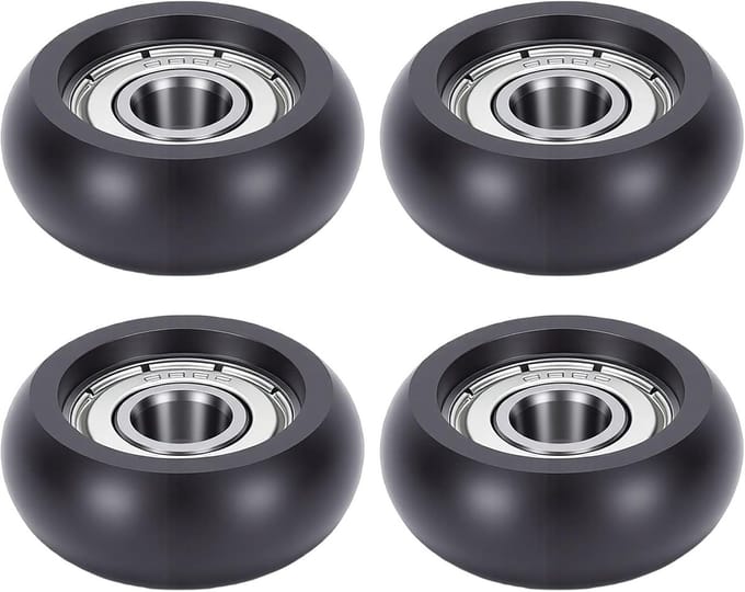 Fitness Rolwiel - Vervangende Katrol - Kerntraining - Duurzaam Ontwerp - 32 mm Diameter