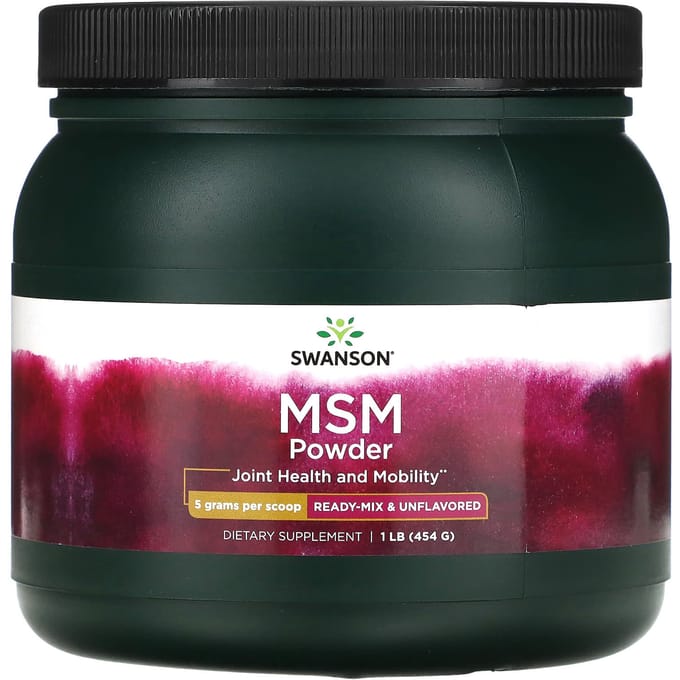 MSM Poeder, Kant-en-Klaar en Ongezoet, 454G (1 pond)