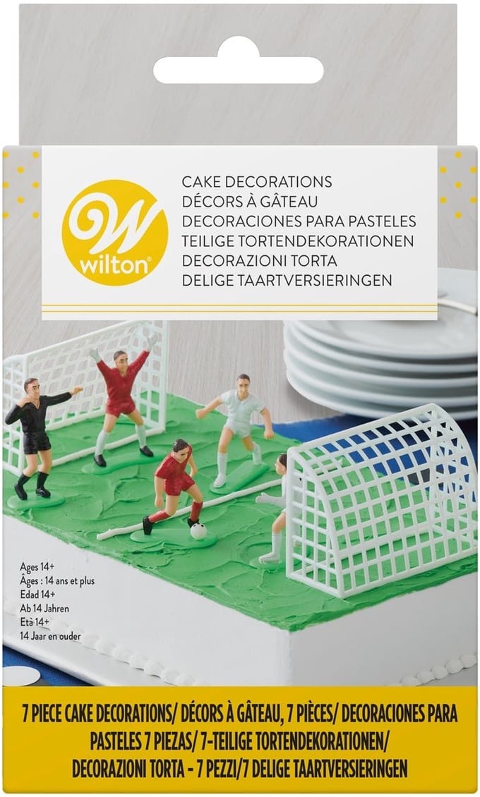 Wilton Taarttopper - Set 7 - Voetbal - Taartdecoratie