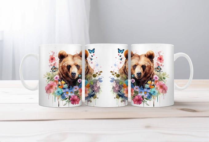 Auqarel koffiemok Beren 6