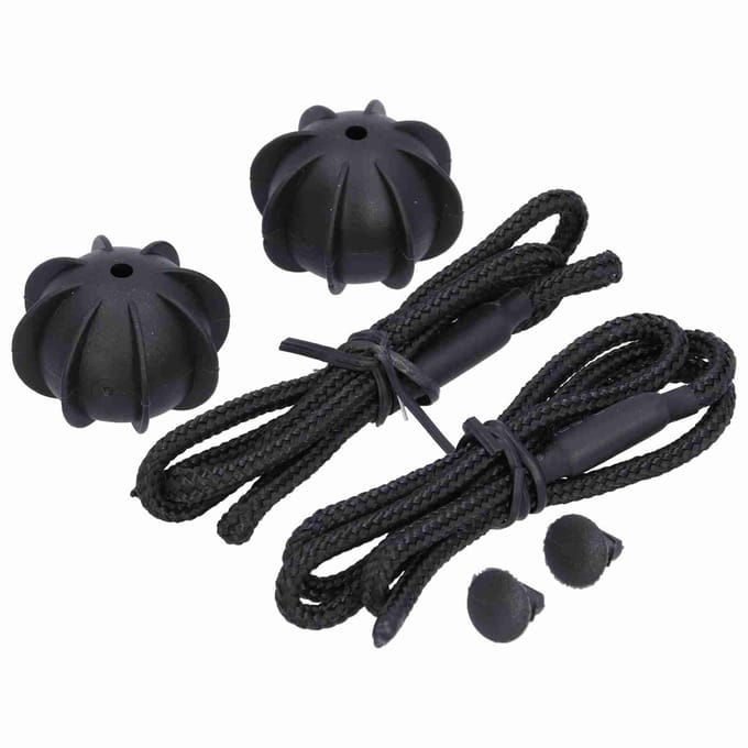 2 stuks Achterbak Hoedenplank Koord Ophangtouw Auto Accessoires Vervanging voor MK6 black