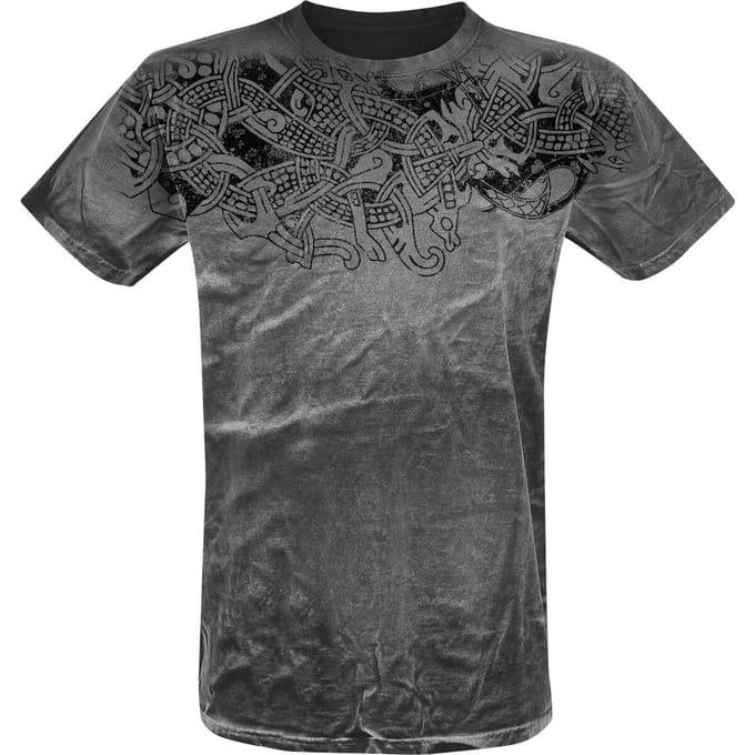 Outer Vision T-shirt - Thunderstorm - S tot 3XL - voor Mannen - grijs