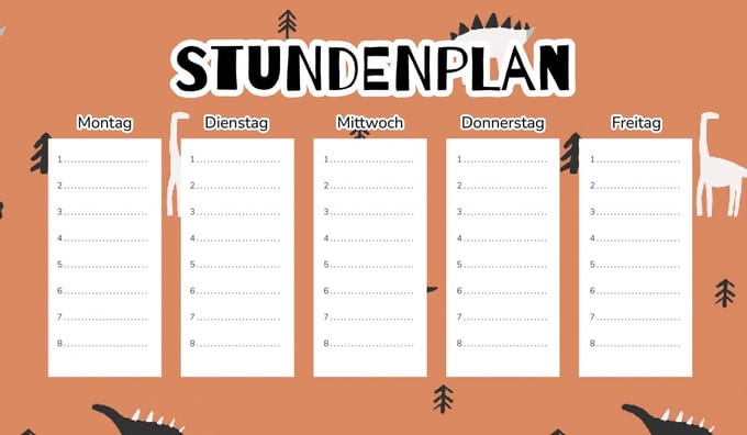 Wallvy - Magnetische Lesrooster Planner - 45x26cm - Personaliseerbaar