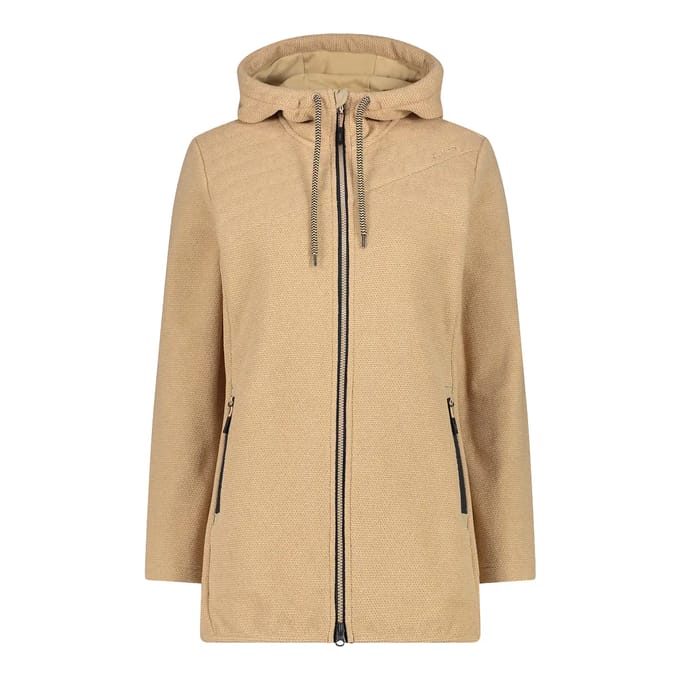 Jacquard Hoody Dames CMP Knit-Tech Hybrid