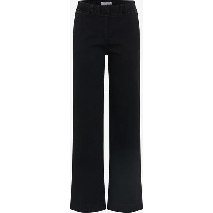 Raphaela by Brax Dames Marlenebroek  Style PAM FLARED BLACK, denim zwart, maat 36