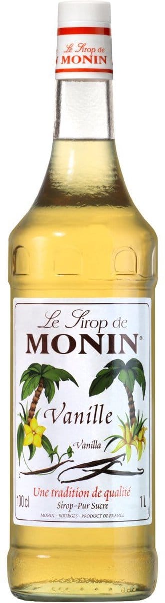 Monin Vanille Koffie Siroop Fles 1l