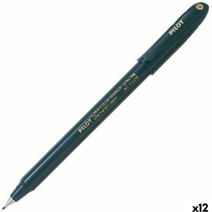 Fineliner pilot super scan uf zwart | 12 stuks