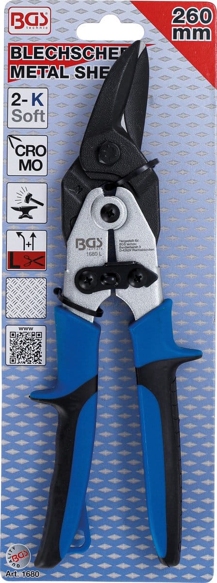 BGS Blikschaar links / recht snijdend 260 mm