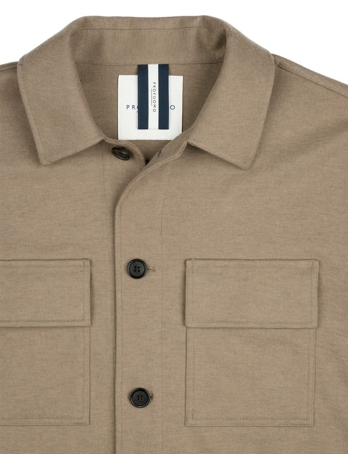 overshirt Profuomo Cutaway Beige