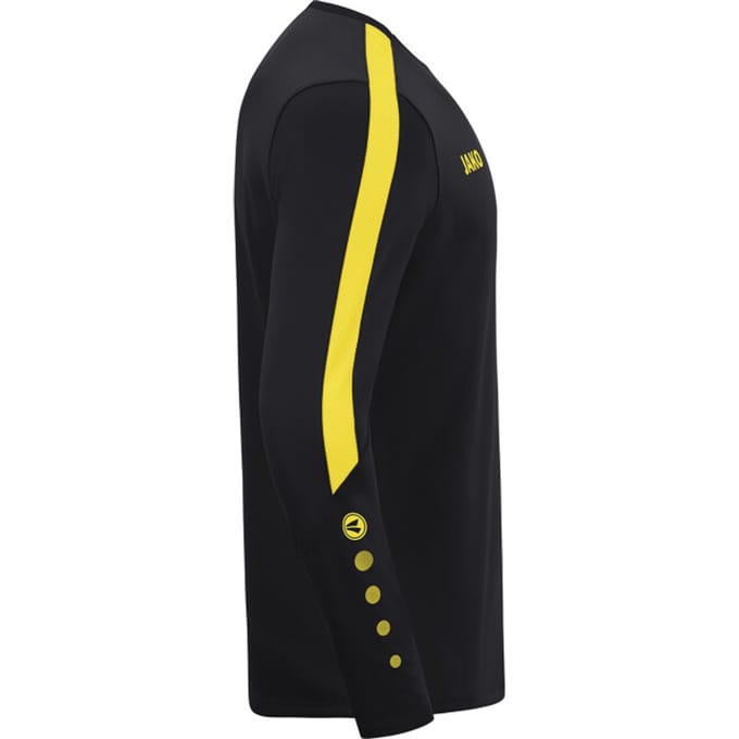 Jako Power Sweater Kinderen - Geel / Zwart | Maat: 152