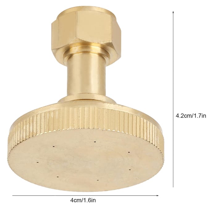 G1/4  Binnendraad 7 Gaten Vernevelsproeier Tuinbewatering Sproeikop (Direct) beige