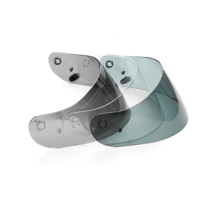 TOOWOO Motorhelm Vizier voor HJC CS-R1, CS-R2, en CS-15 - Chroom gray