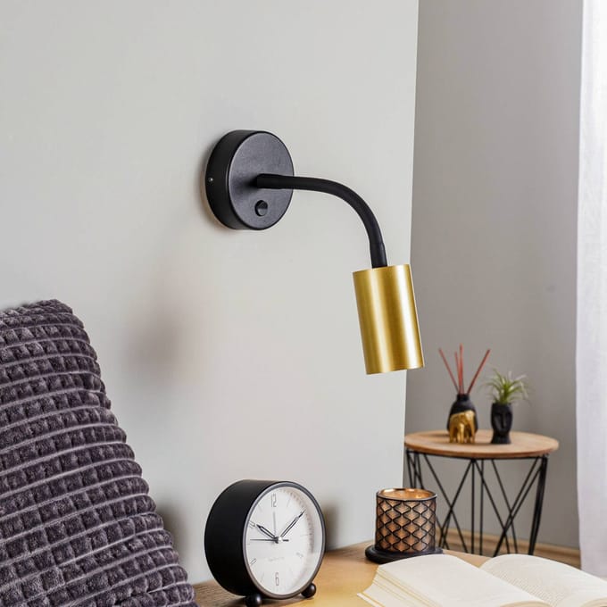 Nowodvorski Lighting Wandlamp Eye Flex S, messing
