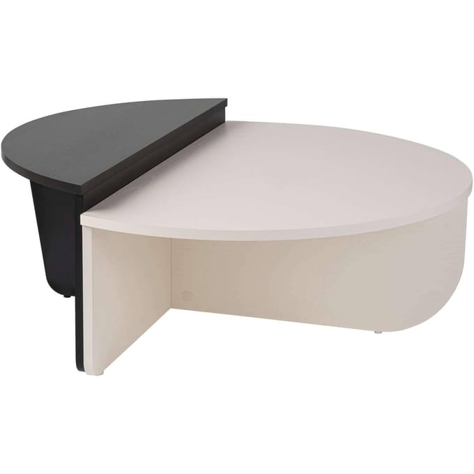 Houten salontafel "Orion" 90 x 60 x 30 cm - Hout wit