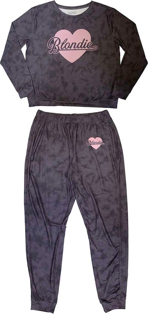 Blondie - Heart Of Glass Pyjama - S - Paars