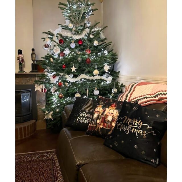 Gek op kussens! Sierkussen golden tree | 45 x 45 cm | katoen/polyester
