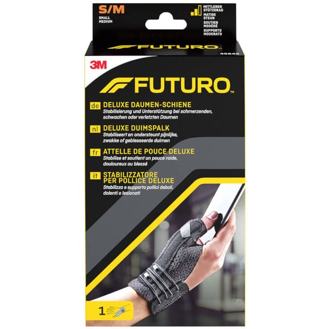 FUTURO™ Deluxe Duimspalk Small - Medium Zwart 1 Verband(en)