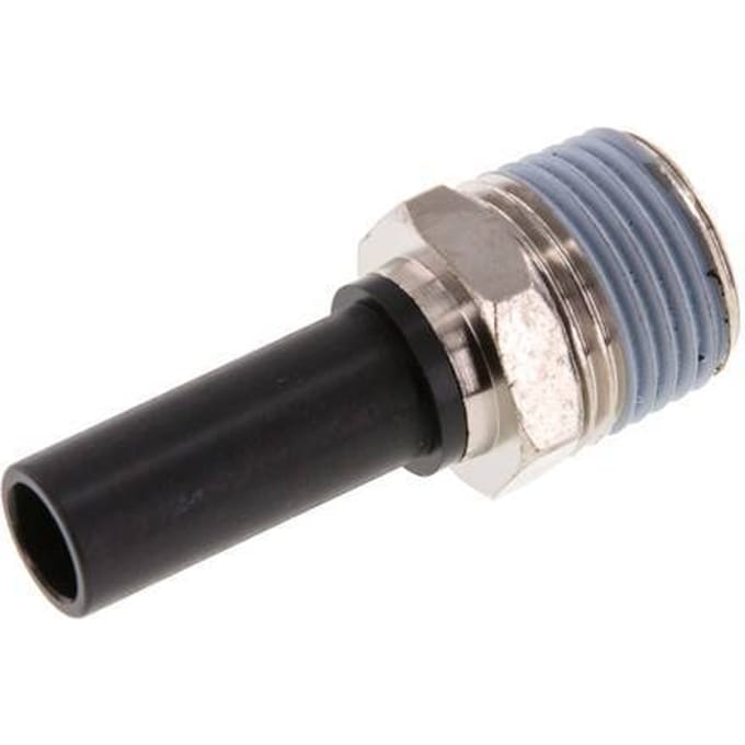 12mm x R1/2'' insteekfitting Messing/PA 66 Buitendraad NBR [2 Stuks]