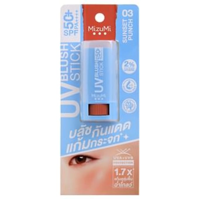MizuMi - UV Blush Stick SPF 50+ PA++++ 03 Sunset Punch