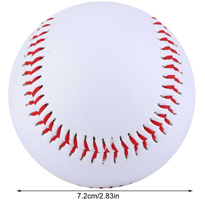 9 inch witte honkbal oefen- en softbal sport team spel PVC white