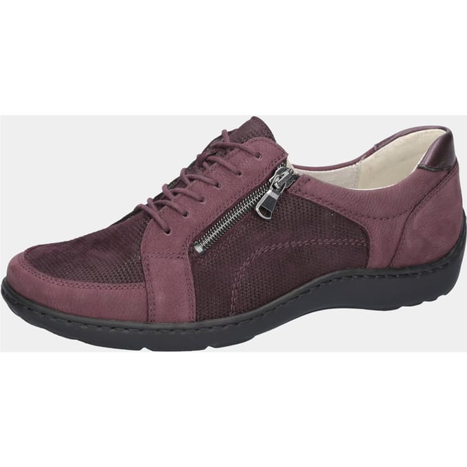 Lage schoenen met rits - bordeaux - Gr. 41 van Goldner Fashion