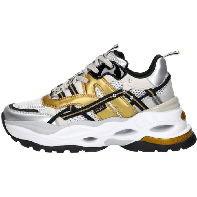 Buffalo Triplet Hollow Sneakers Laag - goudkleur - Maat 41