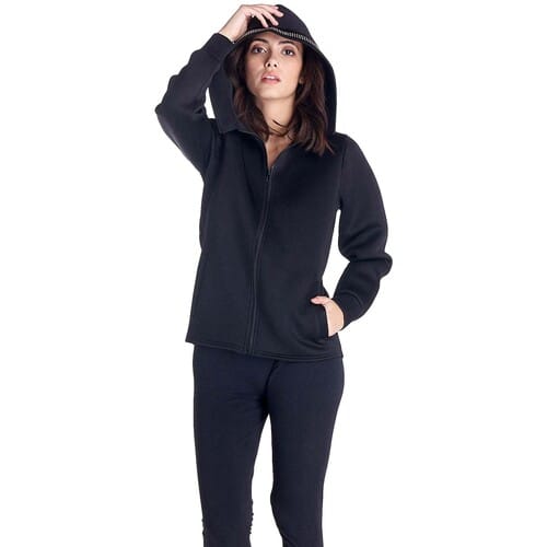 Capuchon sweaters Leone 1947 Woman Neoprene Shine On