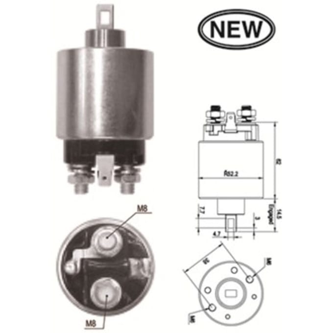 Magneetschakelaar, starter MAGNETI MARELLI 940113050553
