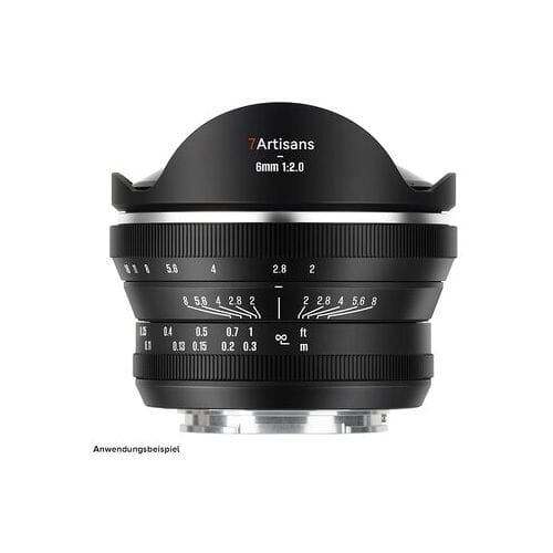 7Artisans 6mm f/2 fisheye  Fuji X-Mount