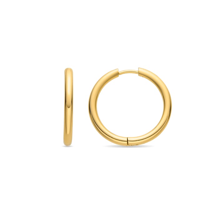 Luxenter oorbellen 18K goud afwerking - Basem