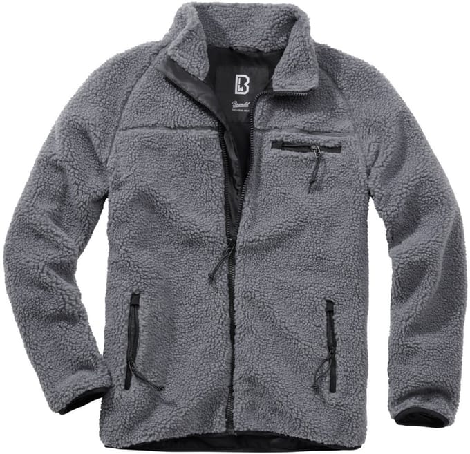 Brandit - Teddyfleece Jacket - L - Grijs