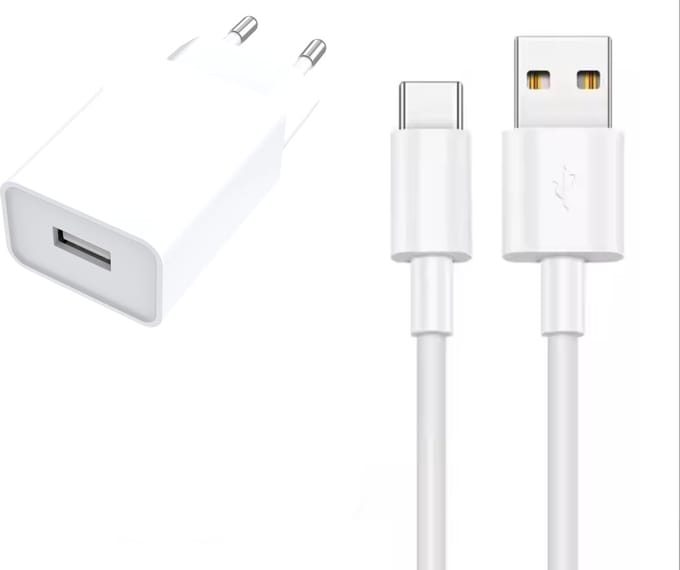 WAEYZ 18W USB A Oplader Snellader 3A - QC 3.0 Adapter - 1 meter 3A USB-C naar USB-A kabel Extra Stevig Quick Charger Set-Universeel