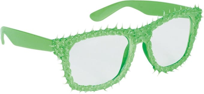 Amscan Feestbril Stekels Groen Unisex
