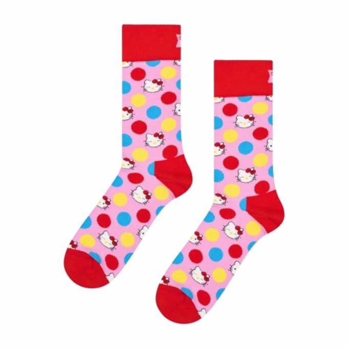Happy Socks - Hello Kitty Big Dot Sock - Heren - Sokken