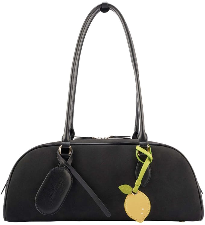 SEIDENFELT MANUFAKTUR schoudertas Nibe Shoulder Bag Black zwart