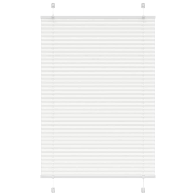 vidaXL - Plissé - rolgordijn - 95x150 - cm - stofbreedte - 94,4 - cm - polyester - wit