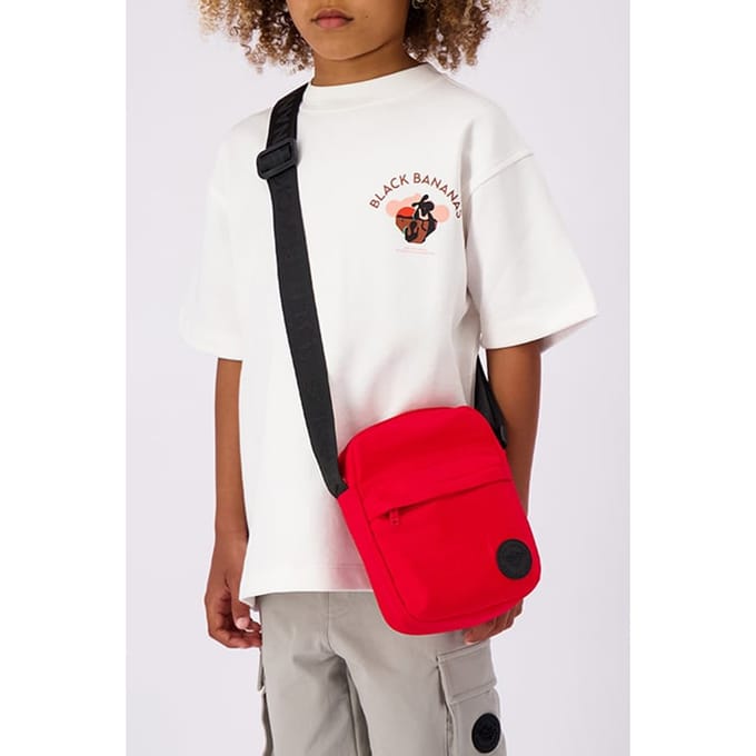 Black Bananas Essential Shoulder Bag Red Maat: OS | Accessoires Outlet | Unisex | Wit