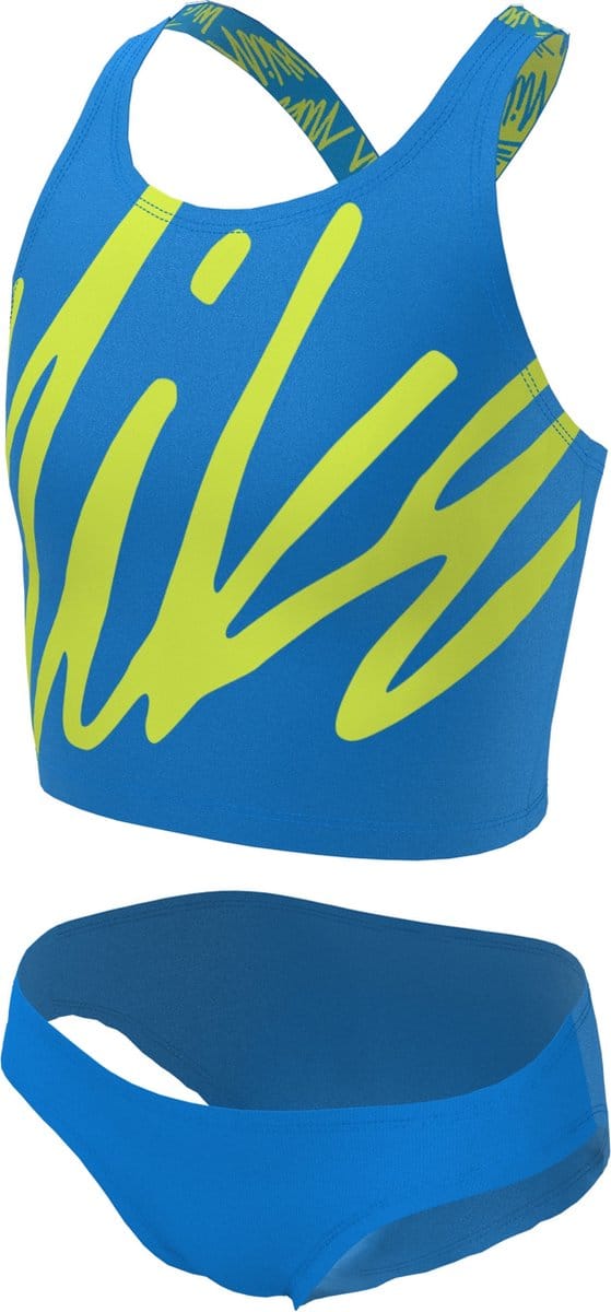 Nike Swim Script Logo meisjes bikiniset - L