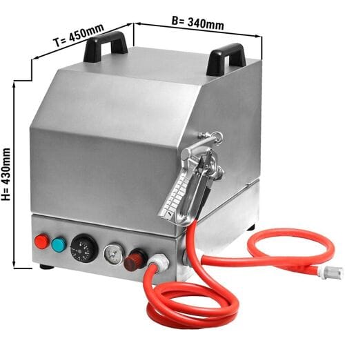 GGM Gastro Gelatinespender - 600 Watt Zilver