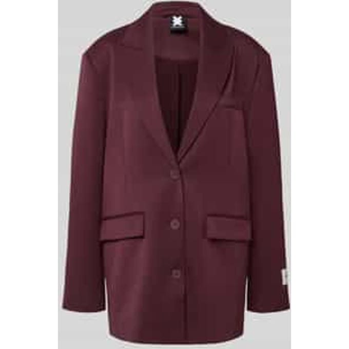 Relaxed fit blazer met reverskraag