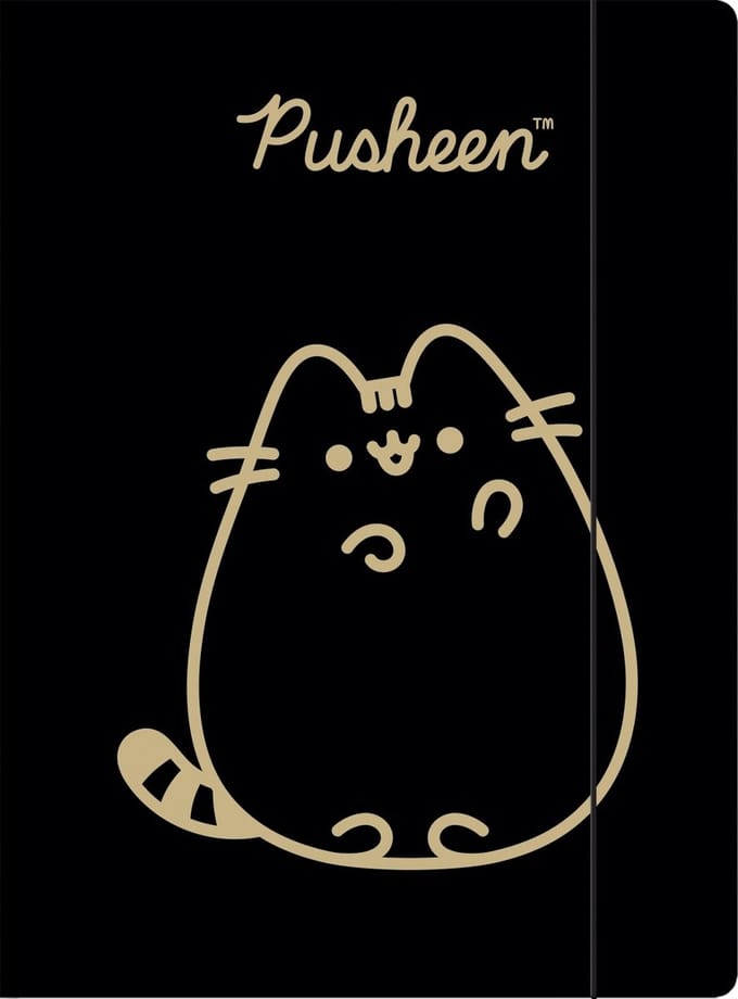 Pusheen Gold A4 Tekstmap met Elastiek - School & Tekenen