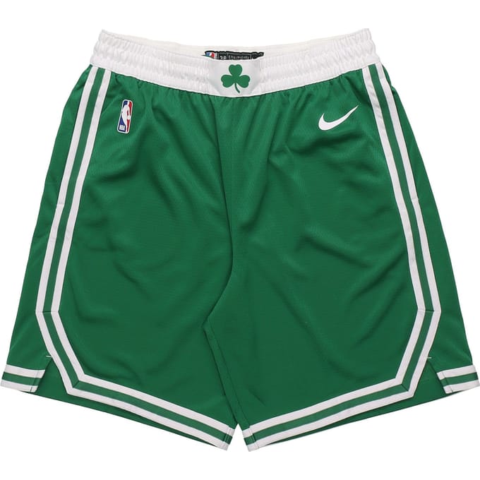 Nike Boston Celtics Icon Edition Swingman Basketbalshorts Heren Onderstukken Groen AJ5587-312 M white