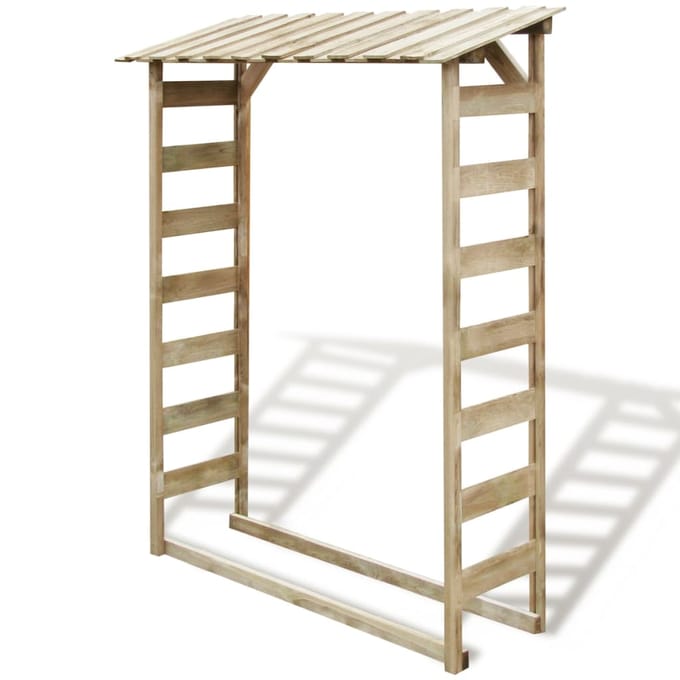 vidaXL - Haardhoutopslag - 150x44x176 - cm - geïmpregneerd - grenenhout