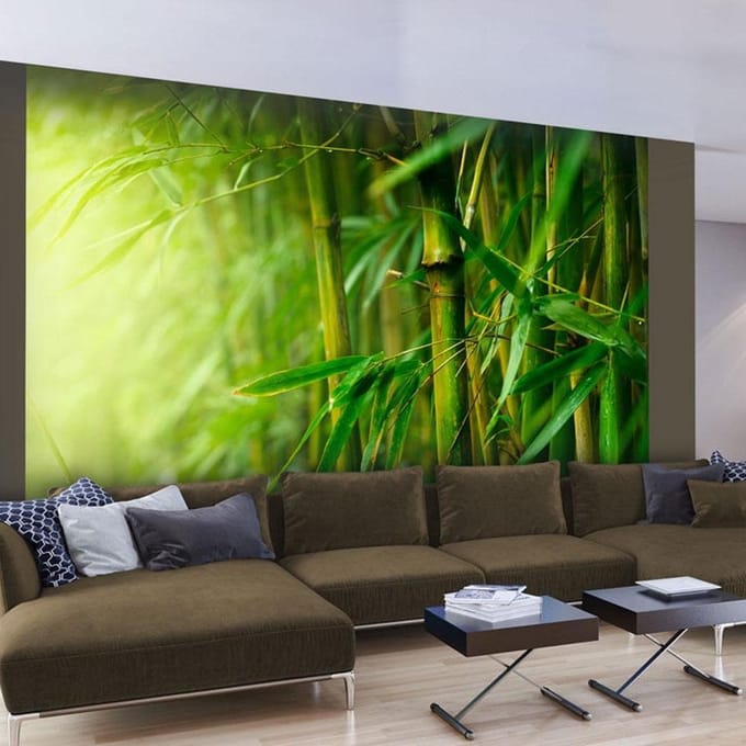 Fotobehang – Behangpapier - Fotobehang - jungle - bamboo 200x154 - Artgeist