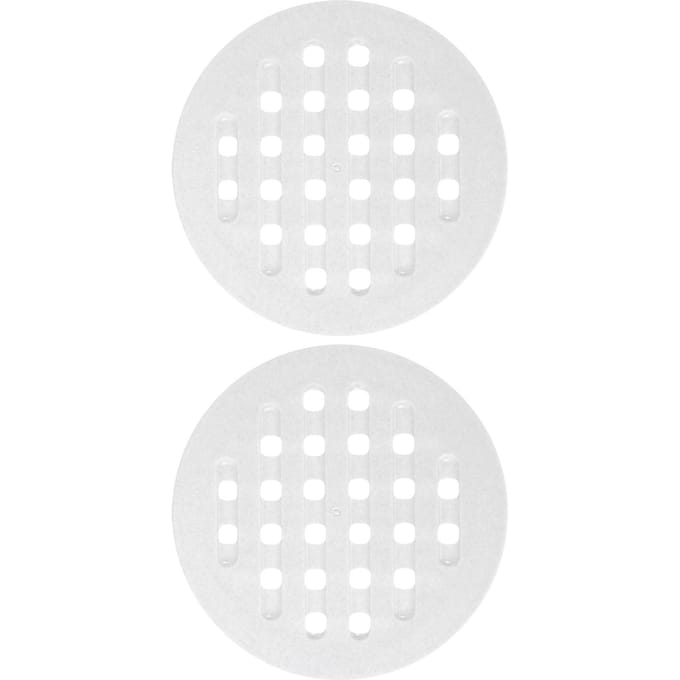 2 stuks Eettafel Hittebestendige Pad Huishoudelijk PS Plastic Pot Pan Mat voor Thuiskeuken white