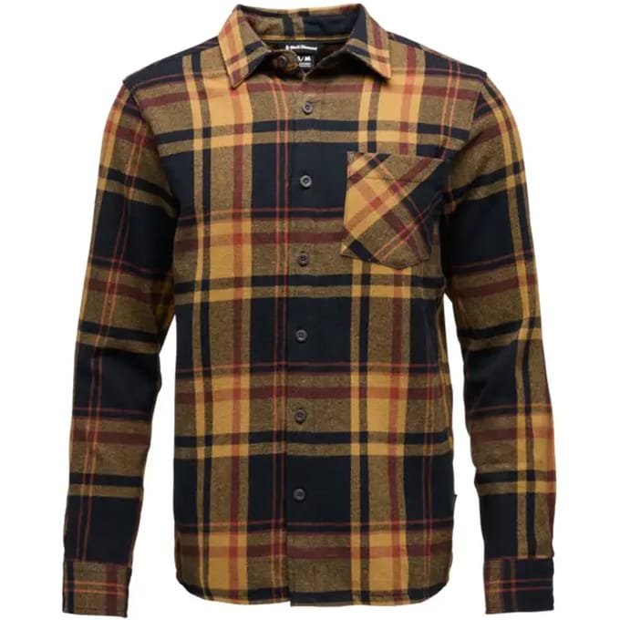 Black Diamond Project Flannel Overhemd Met Lange Mouwen Bruin M Man