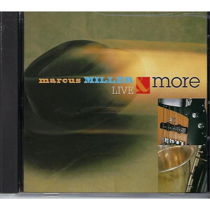 CD MARCUS MILLER - Live And More 602032 P.R.A. Records 1997 VS Jazz Gebruikt beige
